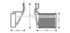 FORD 2S6H18B539AB Heat Exchanger, interior heating